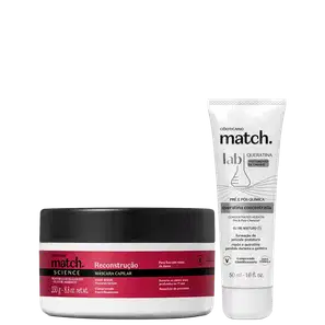 Kit Match. Science Reconstrução e Match. Lab o Boticário (2 Produtos)