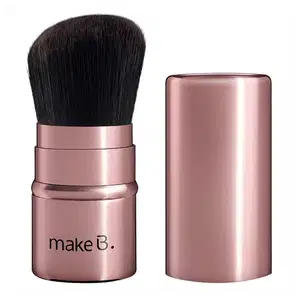 Pincel Kabuki Retrátil Rose Gold Make B. 1 unidade
