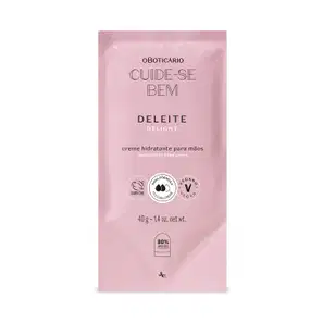Refil Creme Hidratante para Mãos Cuide-se Bem Deleite 40g