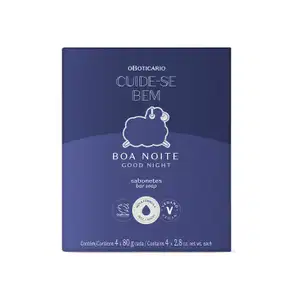 Sabonetes em Barra Cuide-se Boa Noite 4x80g