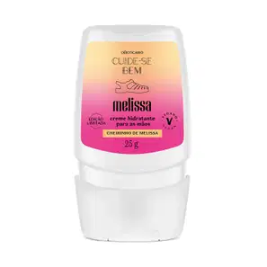 Creme Desodorante Hidratante para Mãos Cuide-se Bem Melissa 25g
