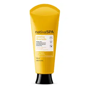 Máscara Condicionante Reconstrução Radiante Nativa Spa Ameixa Dourada 200ml