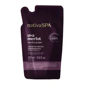 Refil Loção Nutritiva Desodorante Nativa Spa Uva Merlot 350ml