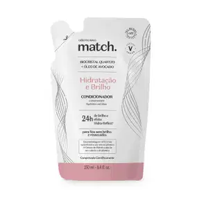 Refil Condicionador Match Hidratação e Brilho 250ml