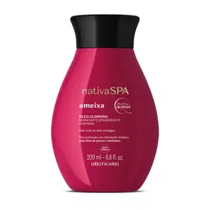 Óleo Glorioso Hidratante Desodorante Corporal Nativa Spa Ameixa 200ml