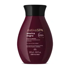 Óleo Glorioso Hidratante Desodorante Corporal Nativa Spa Ameixa Negra 200ml