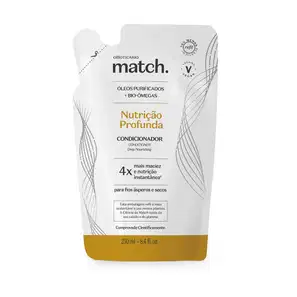 Match Nutrição Profunda o Boticário Refil - Condicionador  250ml