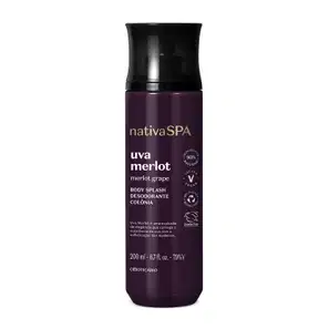 Body Splash Desodorante Colônia Nativa Spa Uva Merlot 200ml