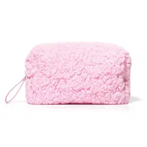 Nécessaire Rosa com Zíper Cuide-se Bem Doces Delírios Algodão Doce