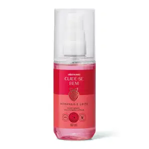 Body Splash Desodorante Colônia Cuide-se Bem Morango e Leite 200ml