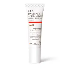 Creme Facial Multirreparador Calmante Botik Cica Pantenol E Ceramidas 10ml