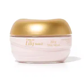 Lily L'eau de Lily Soleil o Boticário - Creme Acetinado Hidratante Desodorante Corporal 200g