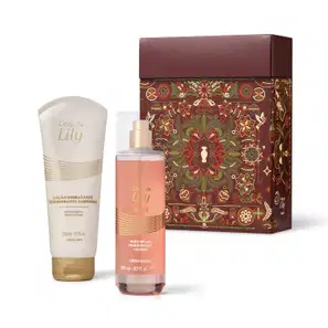Kit Presente Natal Lily Acetinados (3 itens)