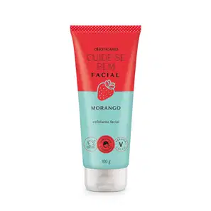 Esfoliante Facial Cuide-se Bem Feira Morango 100g