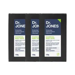 Kit Dr. Jones Charcoal Body Soap Sabonete Em Barra