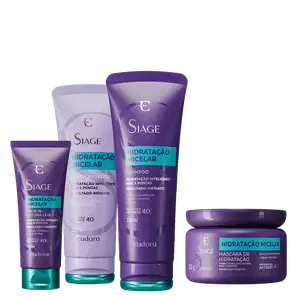 Kit Eudora Siàge Hidratação Micelar Super