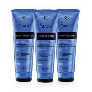 Combo Shampoo Siàge Hair-Plastia 3x 250ml