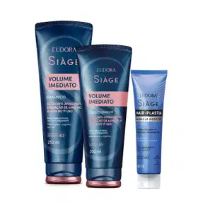 Combo Shampoo Volume Imediato 250ml + Condicionador  200ml + Booster 100ml