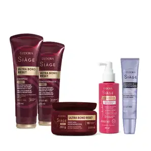Combo Siàge Ultra Bond Reset e Antiqueda (5 itens)