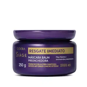 Eudora Siàge Resgate Imediato Balm Preenchedor Máscara Capilar