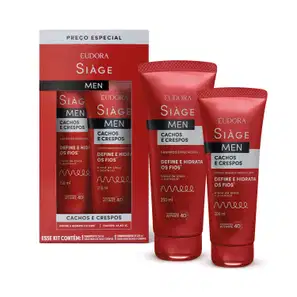 Kit Eudora Siàge Men Cachos e Crespos (2 itens)