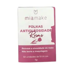 Folhas Antioleosidade Mia Make - ROSAS