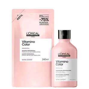 Kit L'Oréal Professionnel Serie Expert Vitamino Color Resveratrol Shampoo + Refil (2 Produtos)