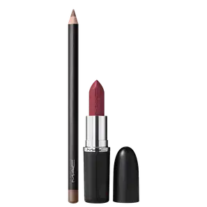Kit M·A·C MACximal Satin Amorous + Lip Pencil Stone (2 Produtos)