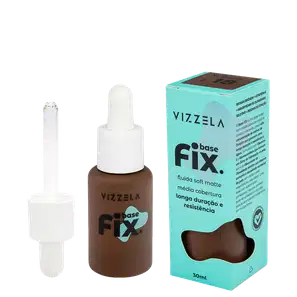 Vizzela Cosméticos Fix Cor 18 - Base Líquida 30ml