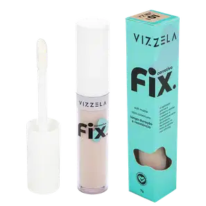 Vizzela Cosméticos Fix Cor 1 - Corretivo Líquido