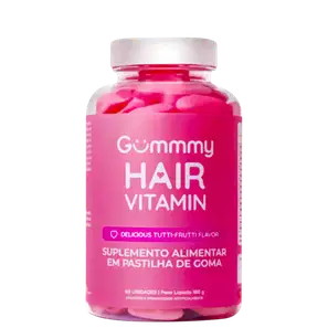 Gummy  Hair Vitamin Tutti Frutti -  Suplemento Alimentar em Goma 180g