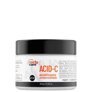 Curly Care Acid-C PRO Antiporosidade - Acidificante Capilar 300g