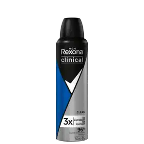 Rexona Clinical Clean - Desodorante Aerossol Masculino 150ml