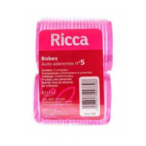 Ricca Bobes de Cabelo Autoaderente Nº 5 (2 Unidades)