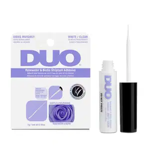 DUO Água de Rosa e Biotina Incolor - Cola para Cílios 5g