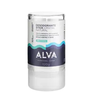 Alva Stick Cristal Natural - Desodorante em Bastão 120g