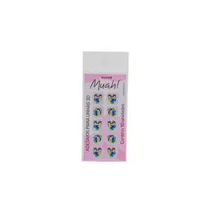 MUAH 3D Adesivo Decorativo Para Unhas