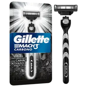 Gillette Mach3 Carbono - Aparelho de Barbear