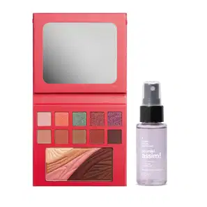 Combo Casual Chic: Paleta De Maquiagem Multifuncional 12g + Bruma Facial Fixadora 30ml