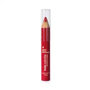 Lápis Multifuncional 3 Em 1 Vermelho Coração Toda Colorida Quem Disse, Berenice? 1,2g