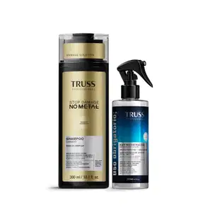 Combo TRUSS No Metal: Shampoo Stop Damage 300ml + Máscara Stop Damage