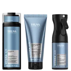 Combo Hydra Air: Shampoo 300ml + CondMask Máscara Condicionante 200ml + Bruma Aromatizadora