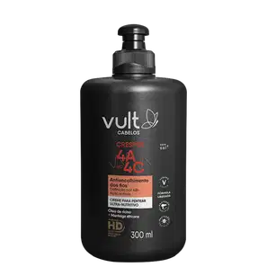 Vult Cabelos Crespos 4A ao 4C Ultra Nutritivo - Creme para Pentear 300ml