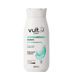 Vult Corpo Hidraluronic Frescor Antirressecamento - Sabonete Líquido