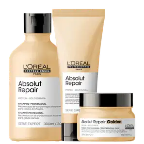 Kit L'Oréal Professionnel Serie Expert Absolut Repair Gold Quinoa + Protein Golden Trio