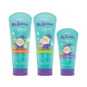 Combo Dr Botica: Shampoo Poção Espuma + Condicionador Poção Brilho +  Creme De Pentear Poção Tira Nó