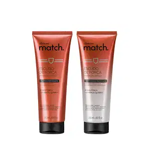 Combo Match Força: Shampoo, 250 ml + Condicionador, 250 ml