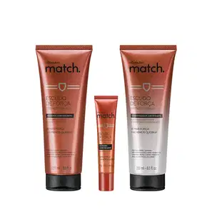 INATIVO - Combo Match Força: Shampoo, 250 ml + Condicionador, 250 ml + Máscara Monodose, 15 ml