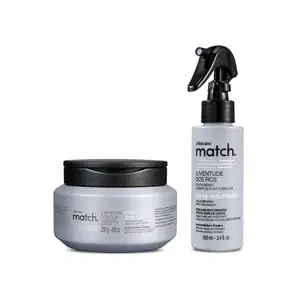 Combo Match Juventude dos Fios: Máscara Anti-Idade 250g + Spray Volumador 100ml
