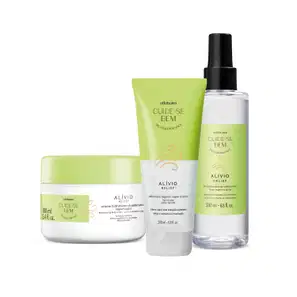 Combo Cuide-se Bem Alívio: Sabonete Líquido Vaporizador 200ml + Creme Desodorante Hidratante 100ml + Aromatizador de Ambientes 200ml